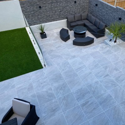 Icaria Blanco Porcelain Paving Slab